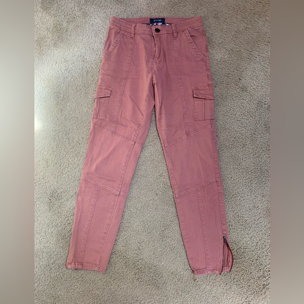 Pink ModCloth cargo jeans